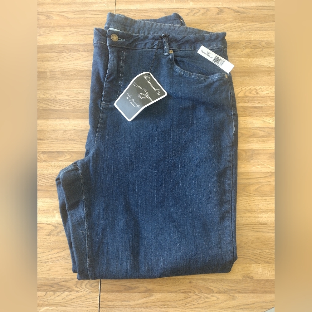 Women's Plus Size The Savannah Fit Kim Rogers Jeans Size 20W